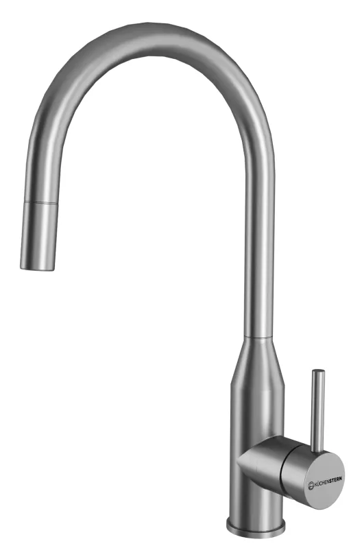 Фото товара: KUCHENSTERN TIDA-S, смеситель, нержавеющая сталь