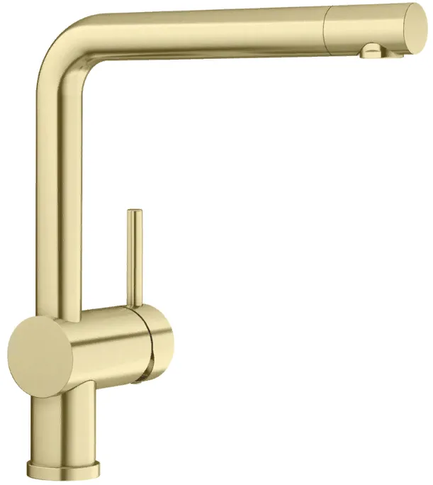 Фото товара: Blanco Linus, смеситель, satin gold