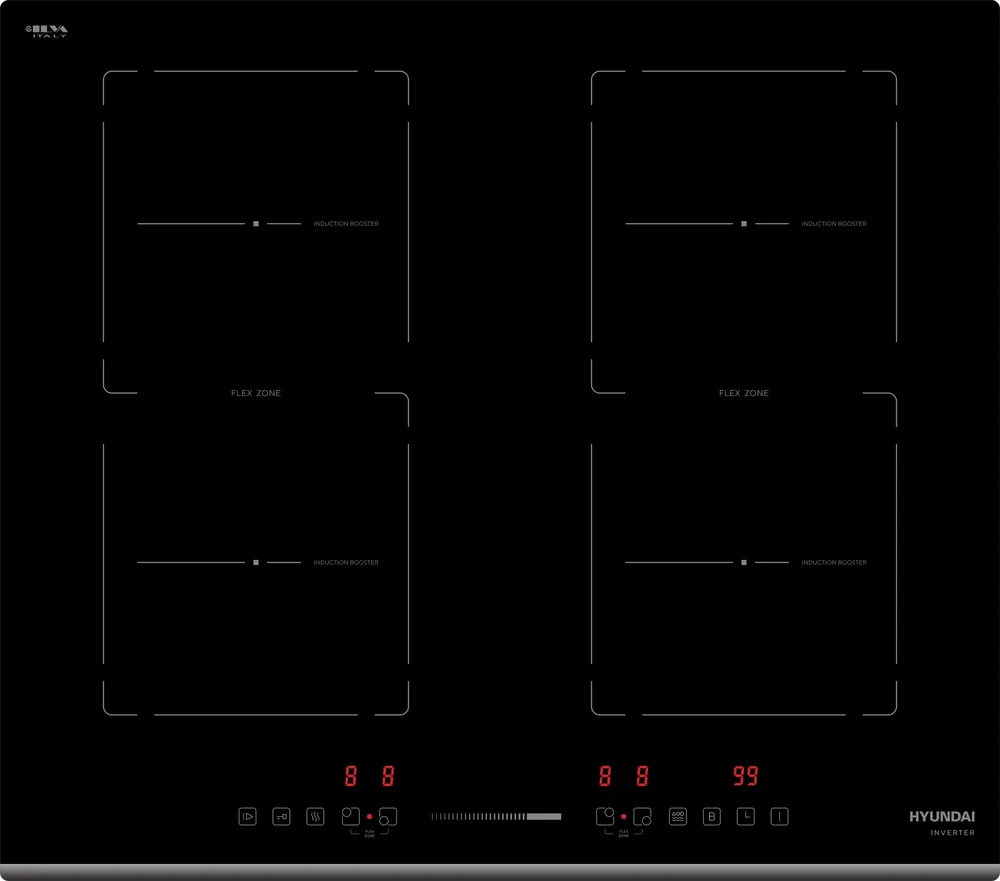 Фото товара: Hyundai HHI 6772 BG индукционная поверхность