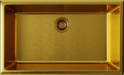Фото товара: Omoikiri Okinoshima 76-U/I-G Matt, мойка, керамика, золото