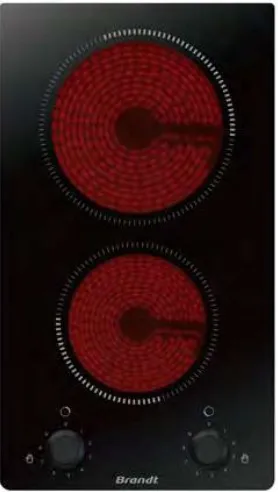Фото товара: Brandt BPV6210B стеклокерамическая поверхность