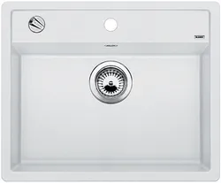 Фото товара: Blanco Dalago 6, мойка, гранит, белый с клапаном-автоматом