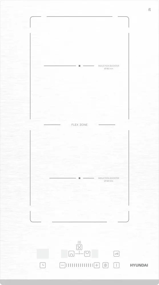 Фото товара: Hyundai HHI 3772 WG индукционная поверхность