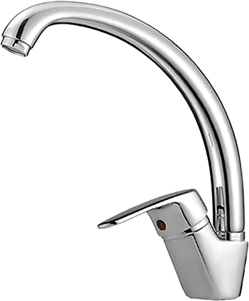 Фото товара: GranFest 3323, смеситель, мрамор, хром