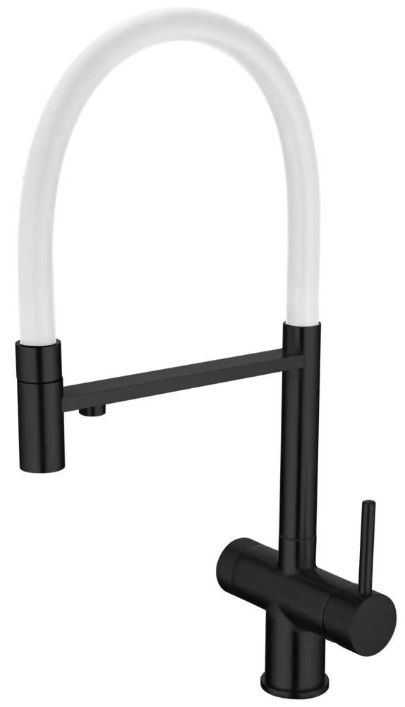 Фото товара: Emar EC-7024WHT Black, смеситель, черный