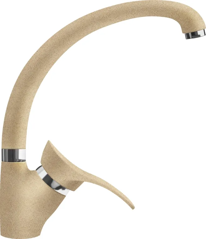 Фото товара: LAVA SG01 DUNE, смеситель, гранит, светлый беж