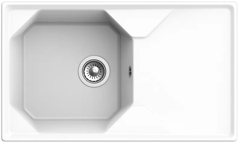 Фото товара: GranFest UNIQUE GF-U-840L, мойка, мрамор, иней