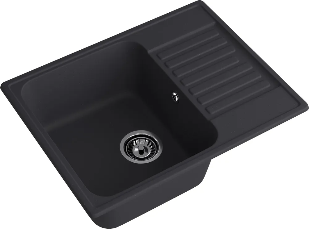 Детальное фото товара: ЭкоМ 6248, мойка, гранит, черный