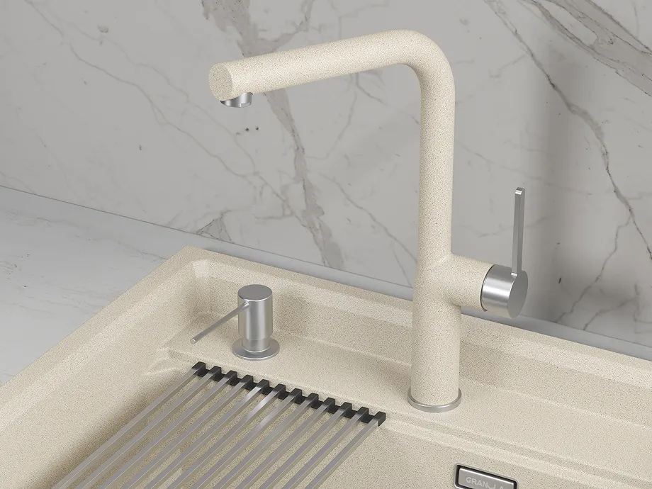 Детальное фото товара: GRANULA 9502 смеситель, гранит, пирит