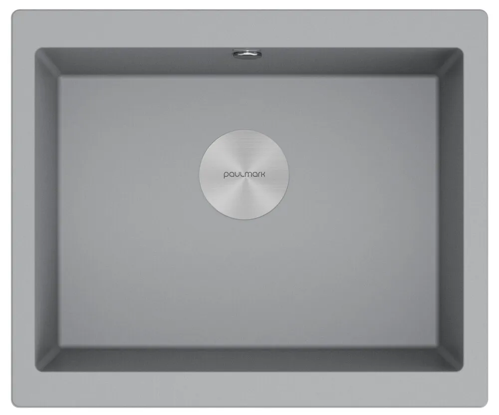 Фото товара: Paulmark GERA, мойка, гранит, серый металлик