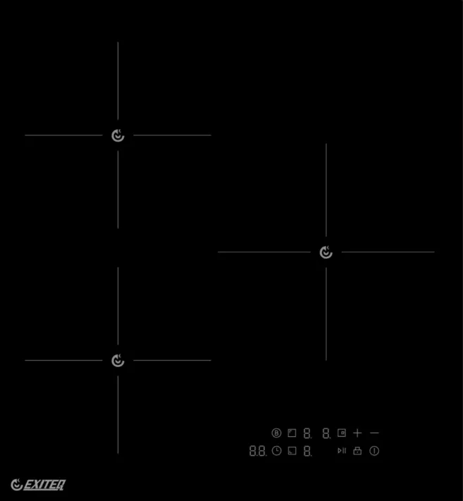 Фото товара: EXITEQ EXH-514IB индукционная поверхность