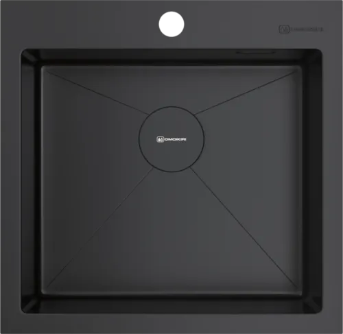 Фото товара: Omoikiri Akisame 51-GB, мойка, нержавеющая сталь/графит