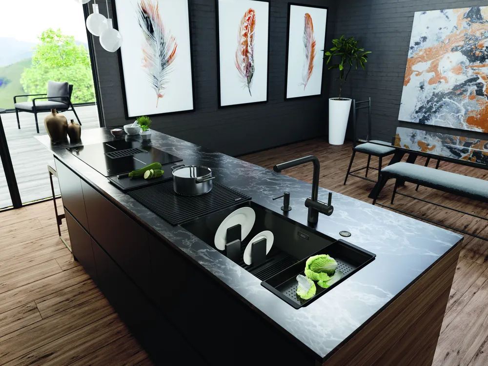 Детальное фото товара: Franke BXM 210/110-68 Premium F-INOX , мойка, нержавеющая сталь, антрацит