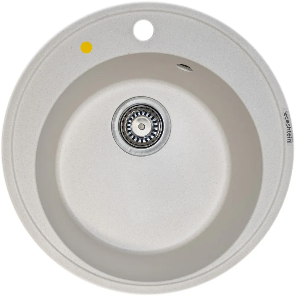 Фото товара: Ecoshtein KREIS 500, мойка, гранит, латте