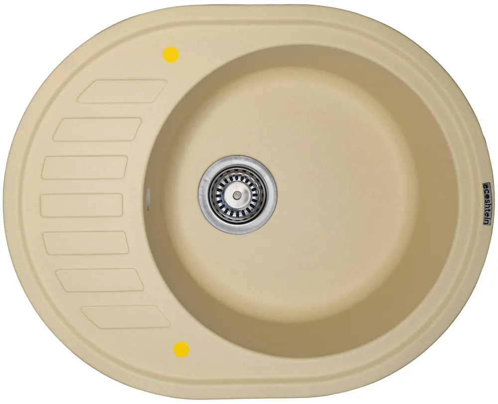 Фото товара: Ecoshtein KREIS OV 620, мойка, гранит, шампань