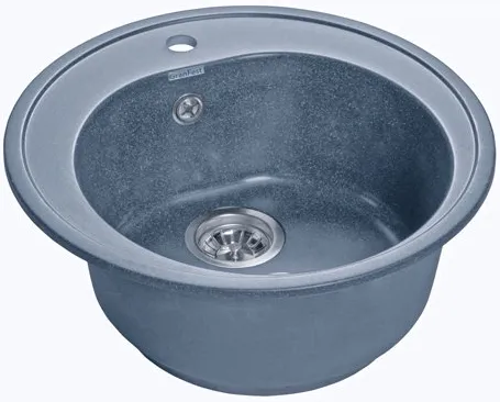 Детальное фото товара: GranFest RONDO GF-R-510, мойка, мрамор, графит