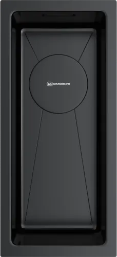 Детальное фото товара: Omoikiri Taki 20-U/IF-GB, мойка, нержавеющая сталь/графит