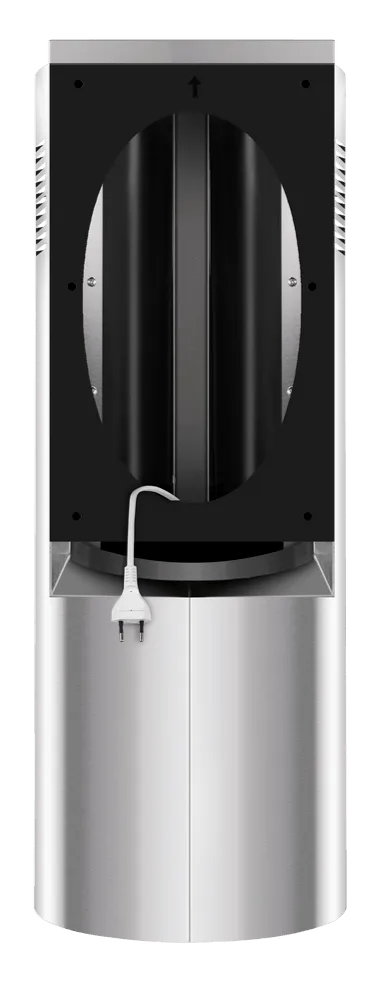 Детальное фото товара: Maunfeld DRUM Wall 35 нержавеющая сталь