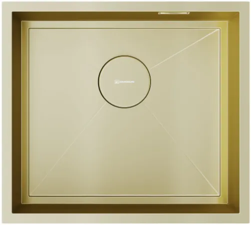 Детальное фото товара: Omoikiri Kasen 49-16 INT LG, мойка, нержавеющая сталь/светлое золото