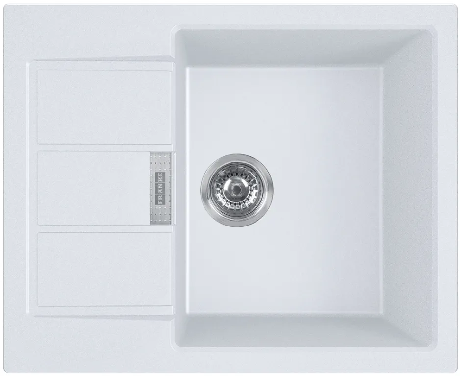 Фото товара: Franke S2D 611-62/500, мойка, гранит, белый