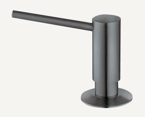 Детальное фото товара: Falmec диспенсер для жидкого мыла, 250 мл. вороненая сталь