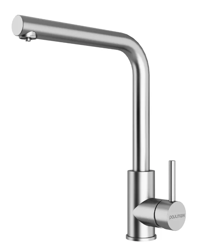 Фото товара: Paulmark TWIN, смеситель, брашированная сталь