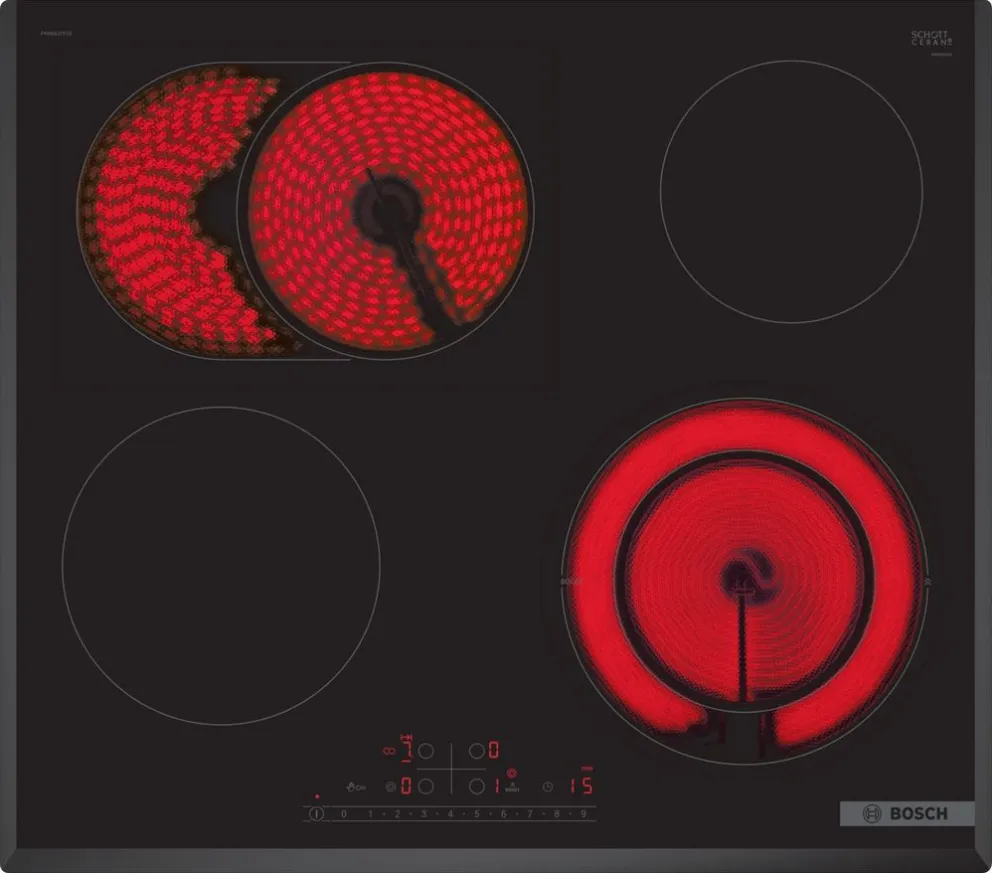 Фото товара: Bosch PKN651FP2E стеклокерамическая поверхность