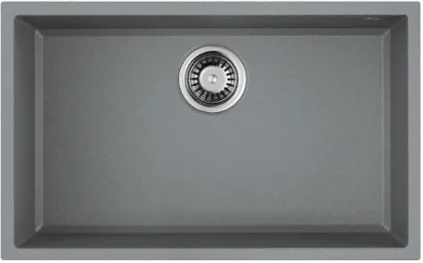 Фото товара: Omoikiri Tedori 66-U-GR, мойка, гранит, leningrad grey