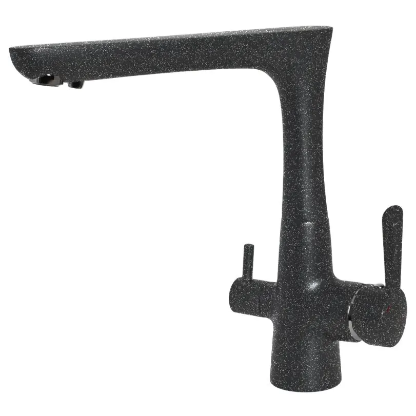 Фото товара: GranFest 3223, смеситель, мрамор, графит