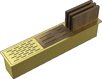 Детальное фото товара: Omoikiri DRY-02 LG, сушилка для посуды, светлое золото