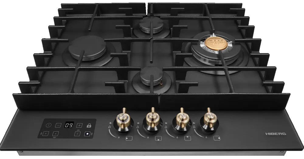 Детальное фото товара: HIBERG VM 6245 B газовая поверхность