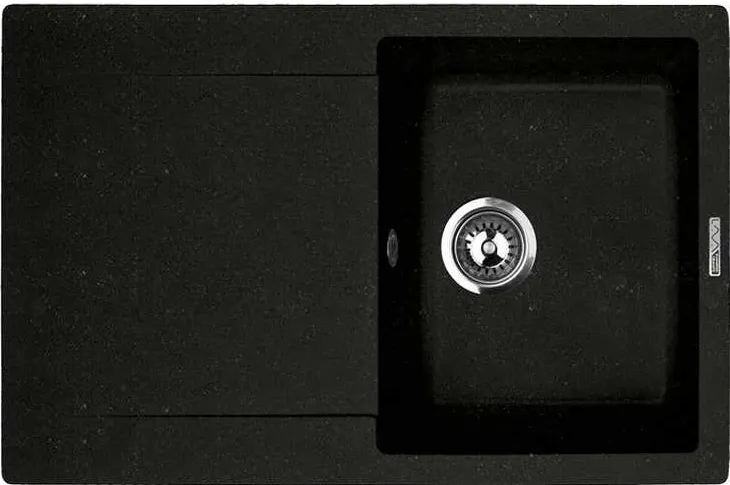 Фото товара: LAVA L.4 LAVA, мойка, гранит, черный металлик