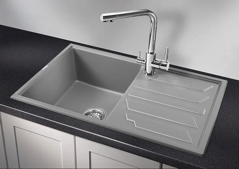 Фото товара: GRANULA 8002 мойка, гранит, алюминиум