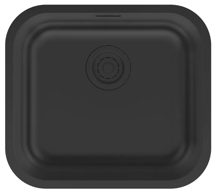 Фото товара: Paulmark VELLO 48 UNI, мойка, нержавеющая сталь, матовый черный