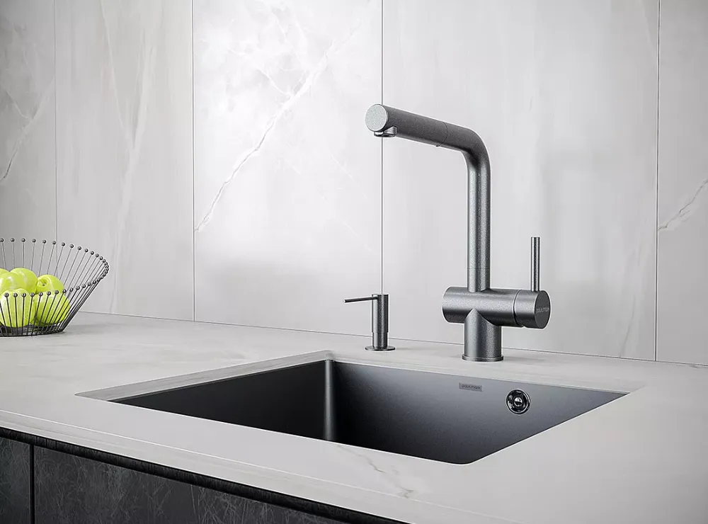 Детальное фото товара: Paulmark DECUS, дозатор для моющего средства, черный