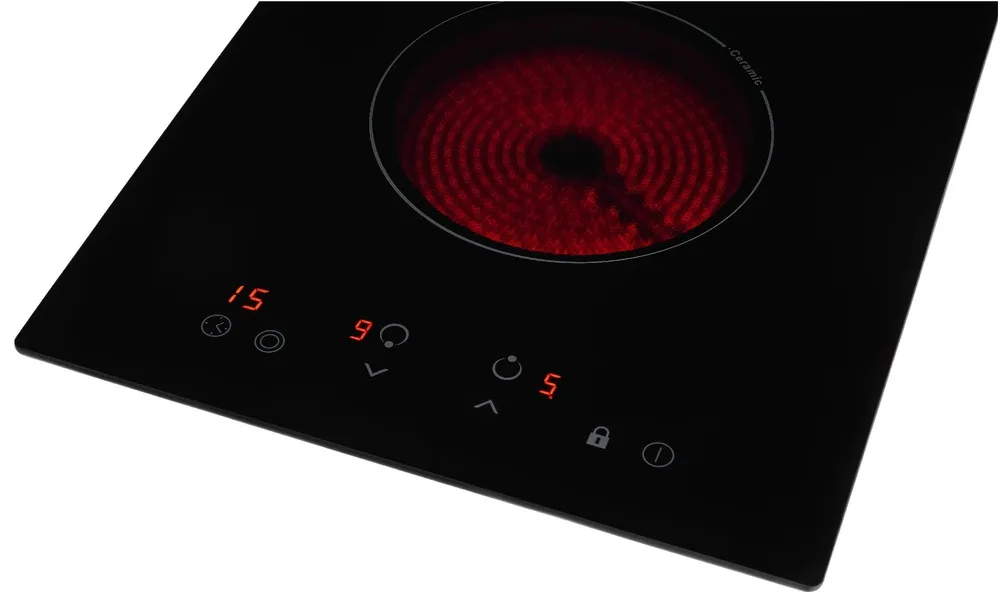 Детальное фото товара: Evelux HEV 321 B стеклокерамическая поверхность