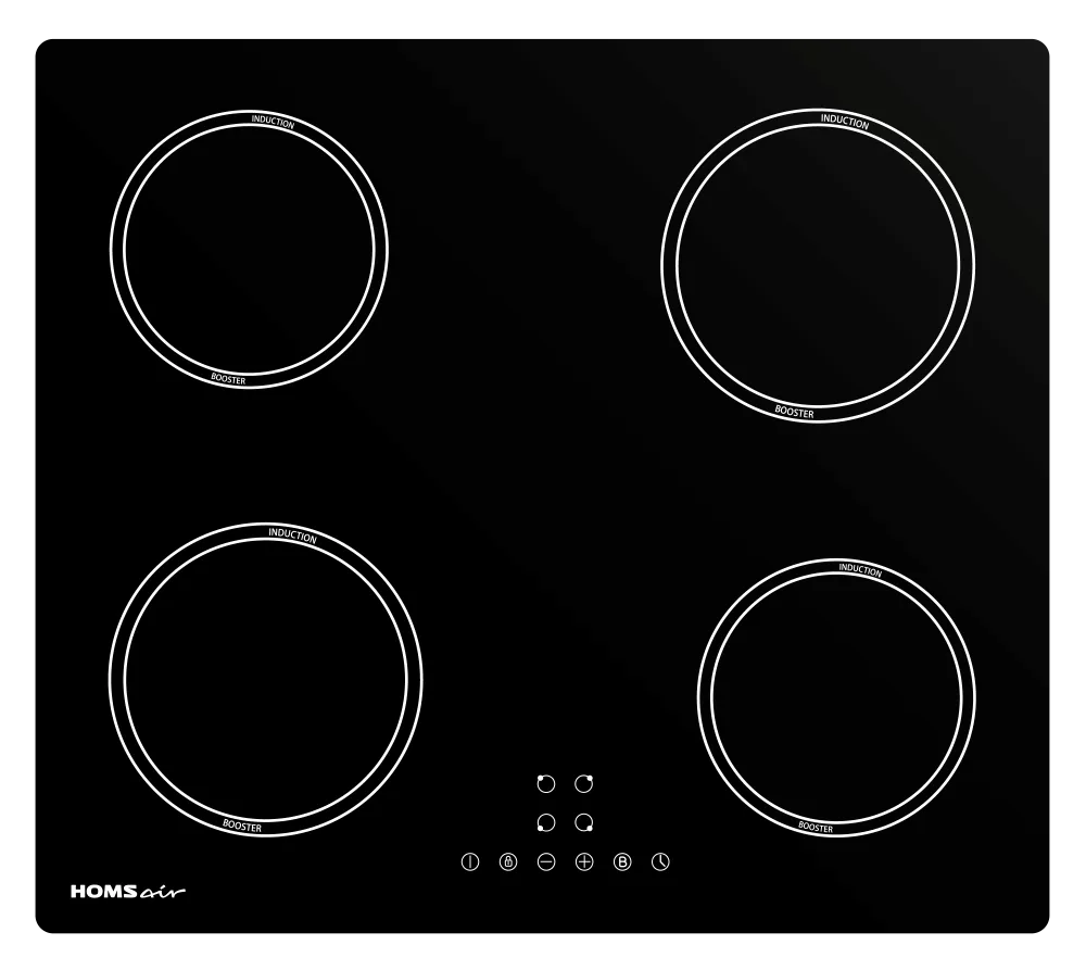 Фото товара: HOMSair HI64ABK индукционная поверхность