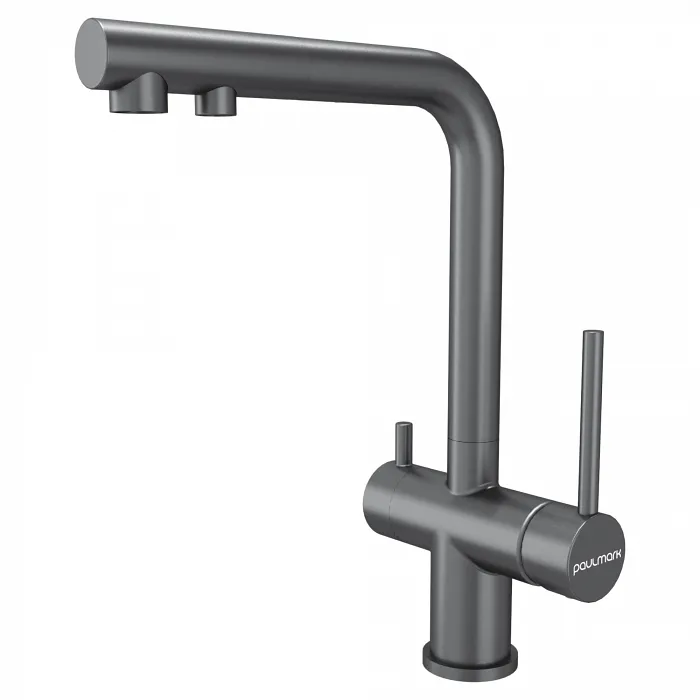 Фото товара: Paulmark SERPENTINE, смеситель, серый матовый