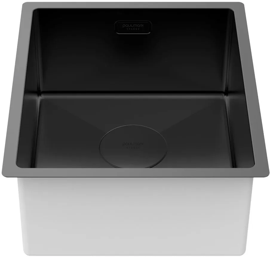 Детальное фото товара: Paulmark NEXT 38 UNI, мойка, нержавеющая сталь, матовый черный