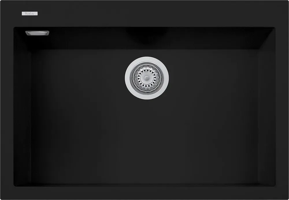 Фото товара: Rivelato ZENO ZN-7650 nero profondo, мойка, керамика, черный