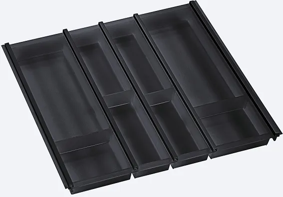 Детальное фото товара: Ninka Cuisio Aqua 600, Tandem Box Blum, DWD XP, Nova Pro Grass, лоток для столовых приборов, черный