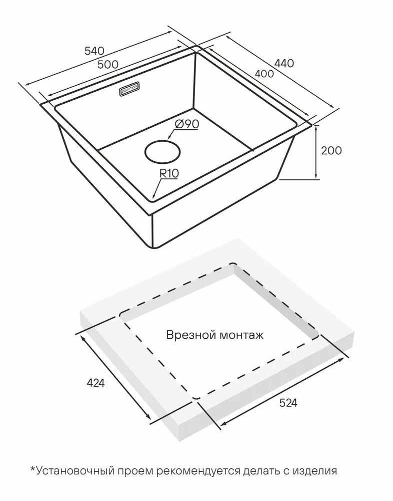 Схема встраивания