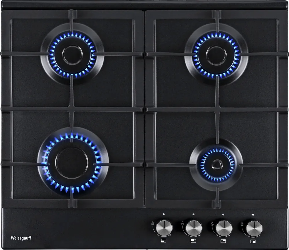 Фото товара: Weissgauff HGG 640 BEB газовая поверхность