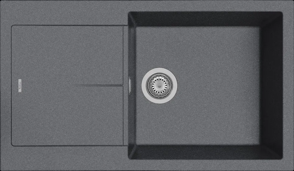 Фото товара: Rivelato LUMO LM-8650 titanio, мойка, гранит, серый
