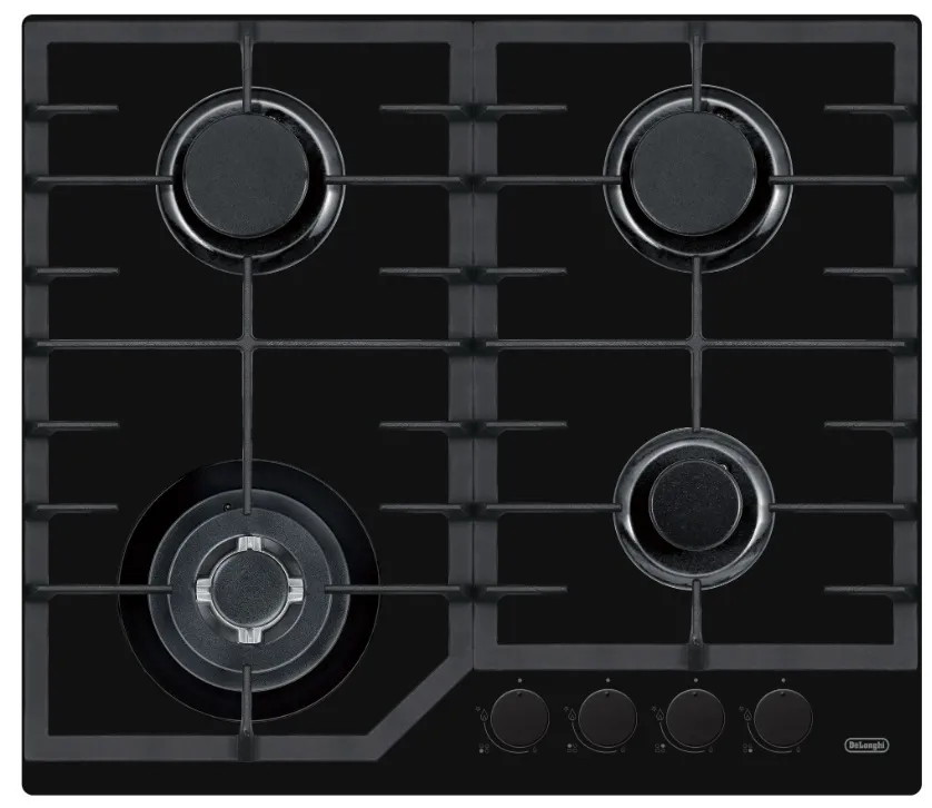Фото товара: DeLonghi GATTA 6GW NB газовая поверхность