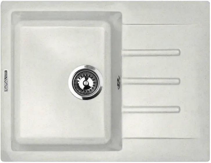 Фото товара: LAVA L.1 LATTE, мойка, гранит, белый