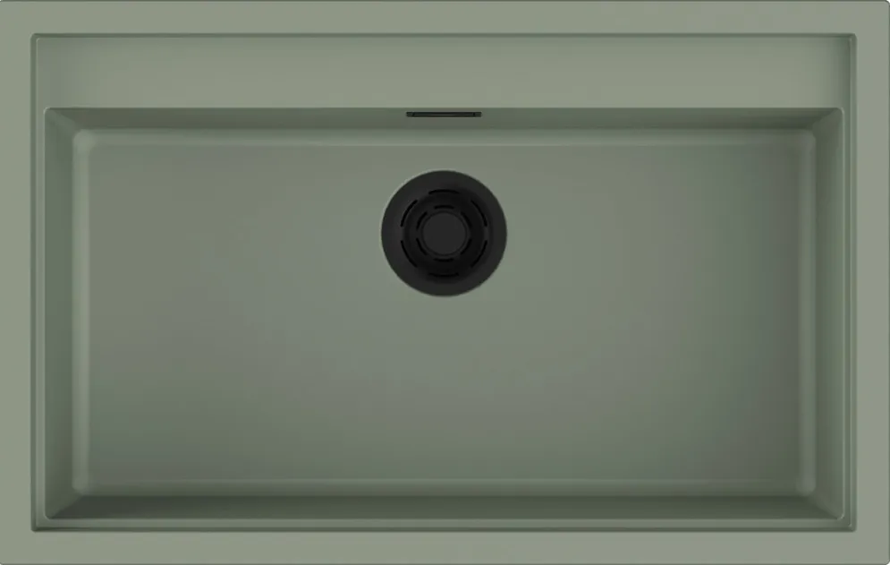 Фото товара: Omoikiri Sintesi 79-WG, мойка, керамика, wind green