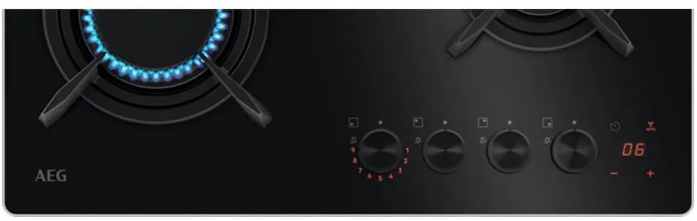 Детальное фото товара: AEG HKB64453NB газовая поверхность