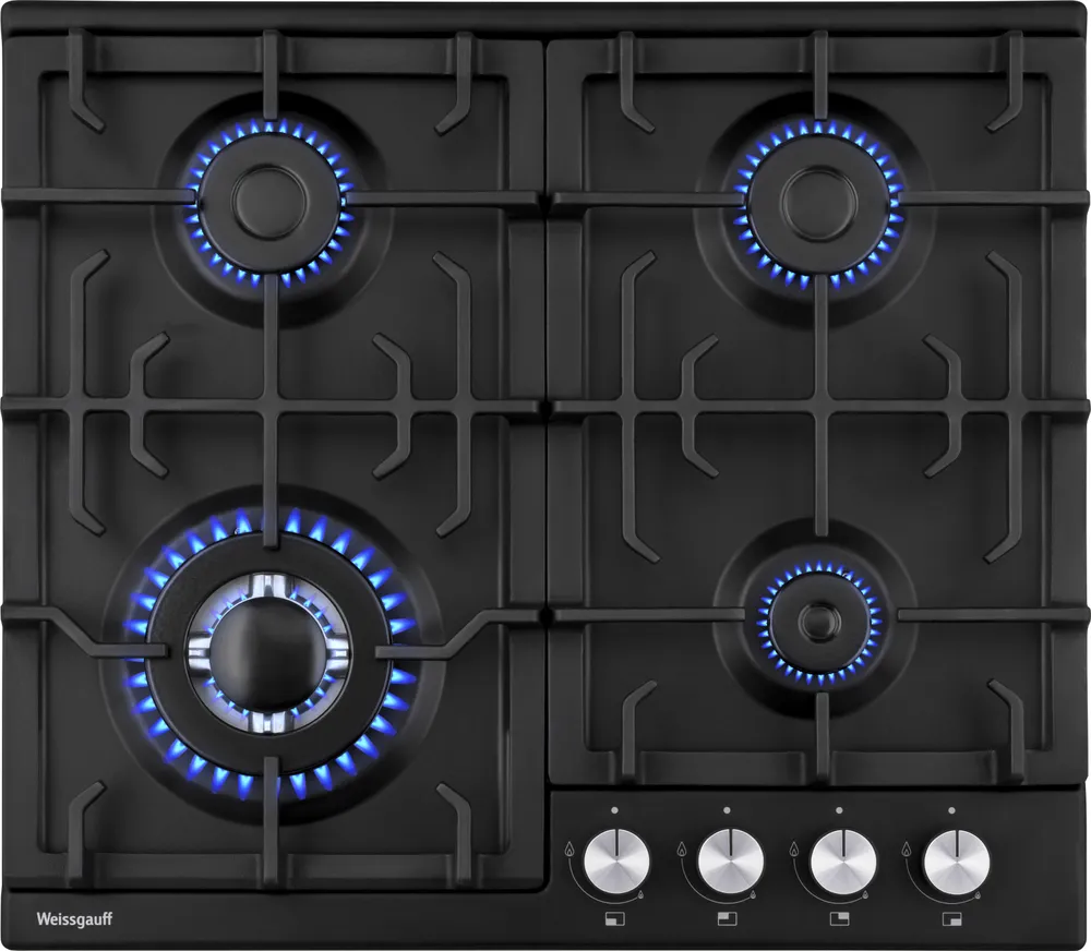 Фото товара: Weissgauff HGG 641 BEB газовая поверхность