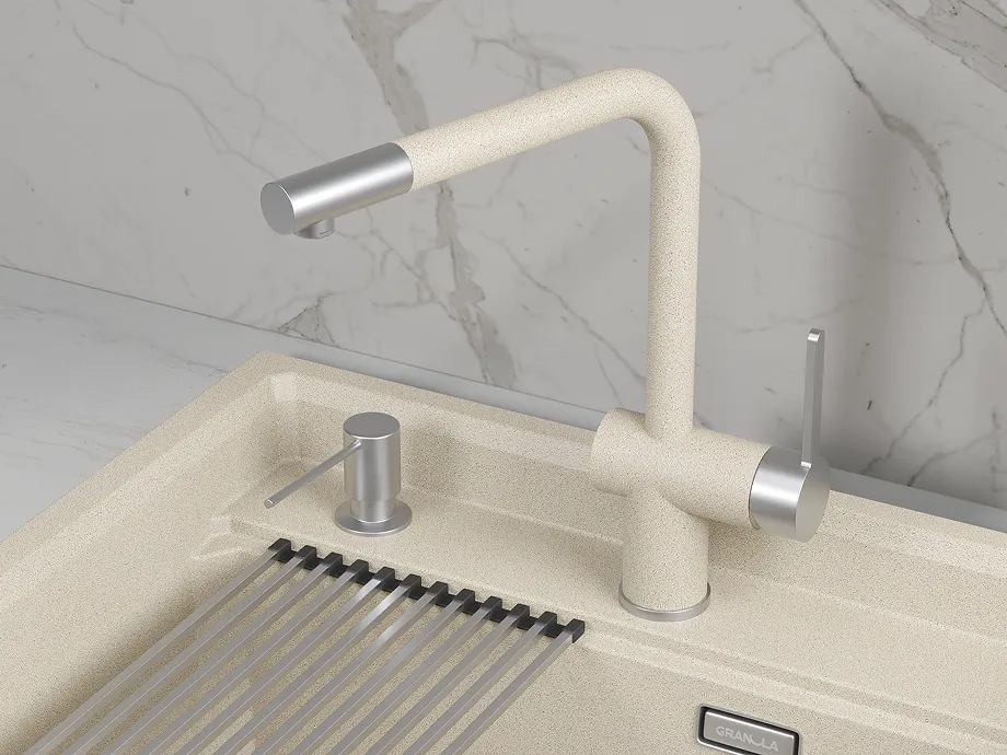 Детальное фото товара: GRANULA 5017 смеситель, гранит, пирит